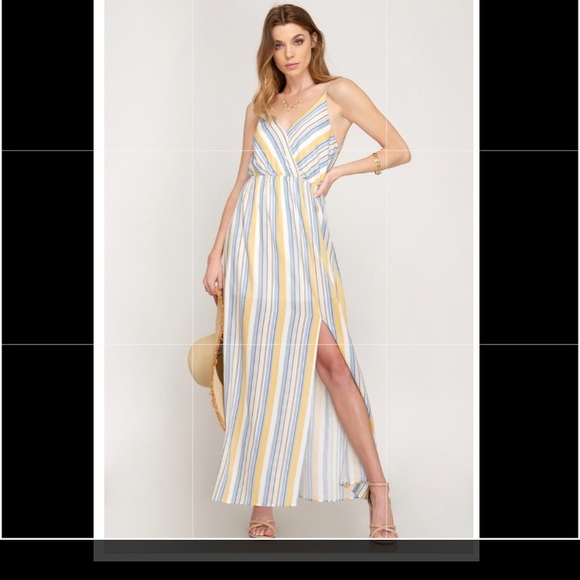 Spaghetti Strapped Maxi Dress - Picture 2 of 2